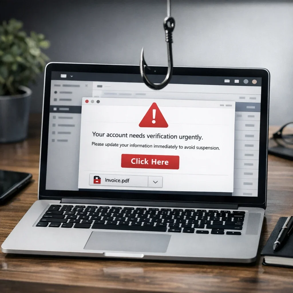 Phishing por email: señales claras para no caer