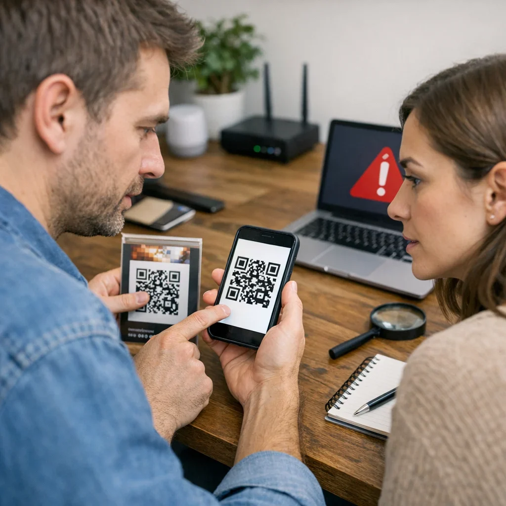 QR en bares y carteles: cómo no comerte un fake