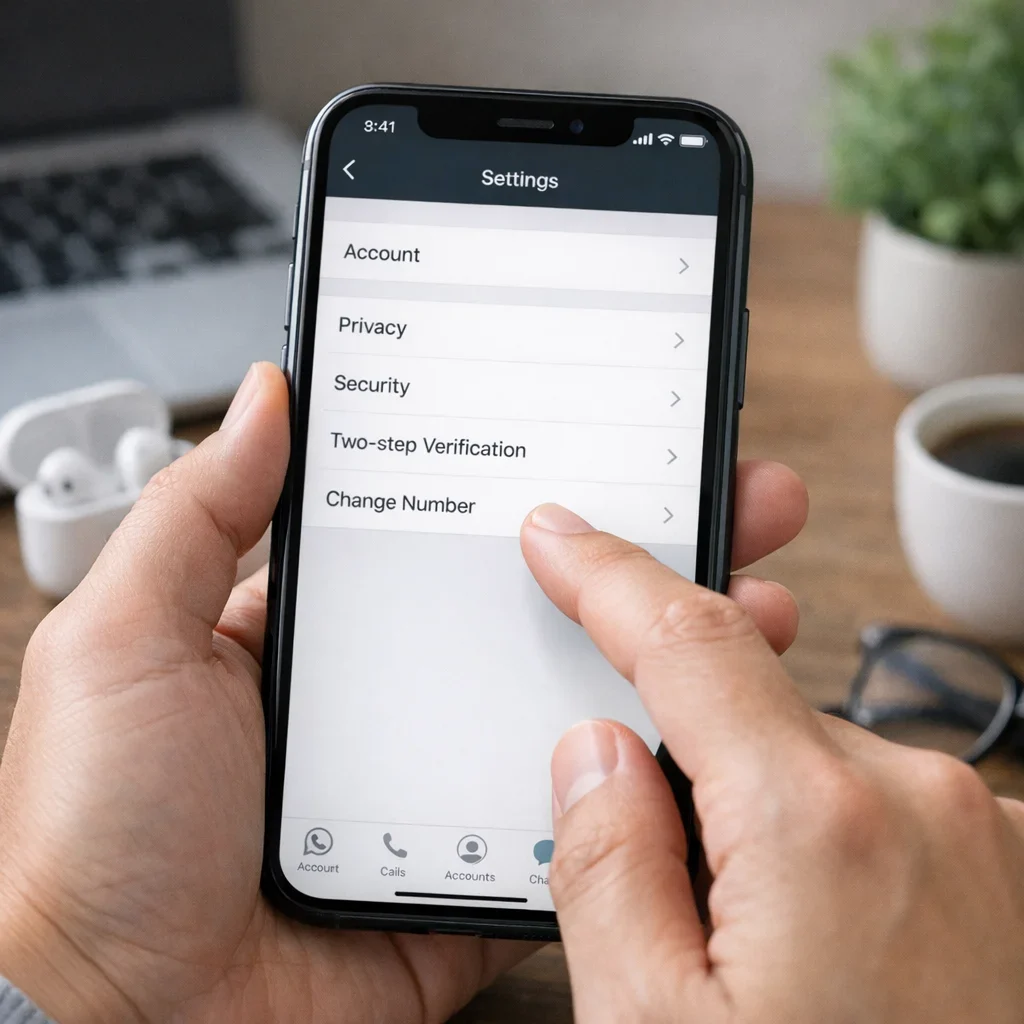 WhatsApp: ajustes de privacidad que deberías tocar ya (imagen ilustrativa 1, estilo Berraquero.com, sin texto)