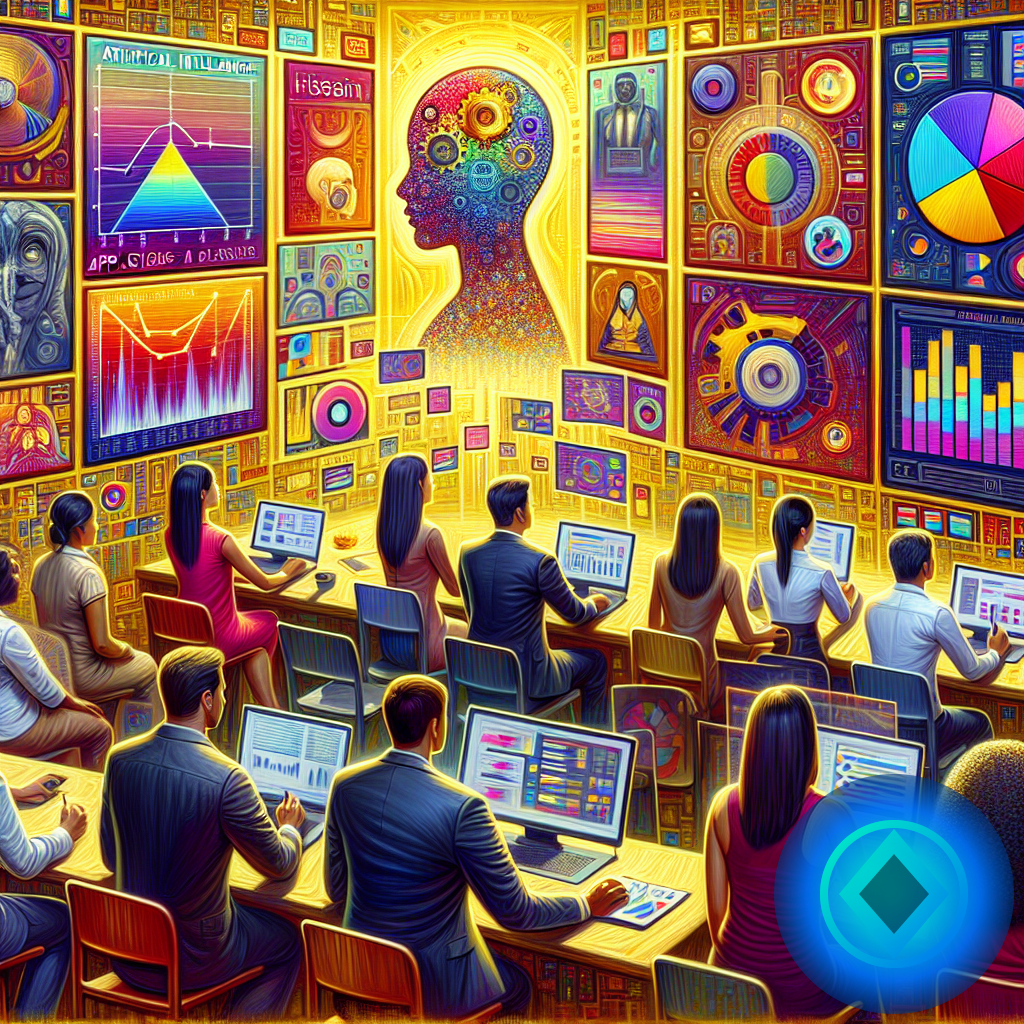 Intelligence Artificielle: Applications et Erreurs Courantes en Espagne (image illustratrice 2, style Berraquero.com, sans texte)