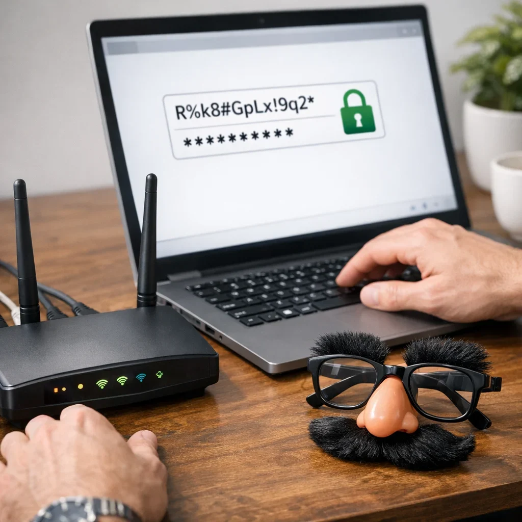 Changer correctement le mot de passe du Wi-Fi (et pas “12345678” avec moustache)
