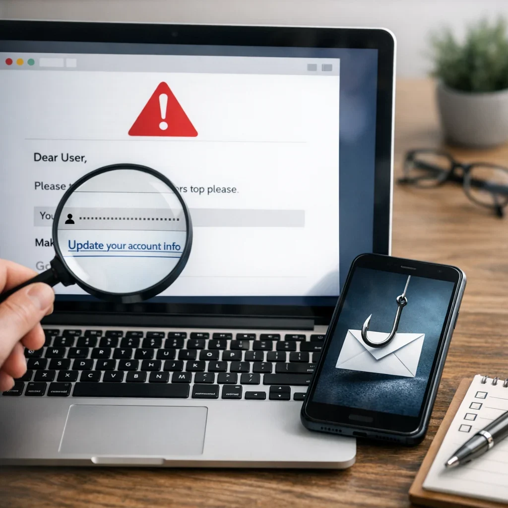 Comment savoir si un email est un phishing : checklist brutalement simple