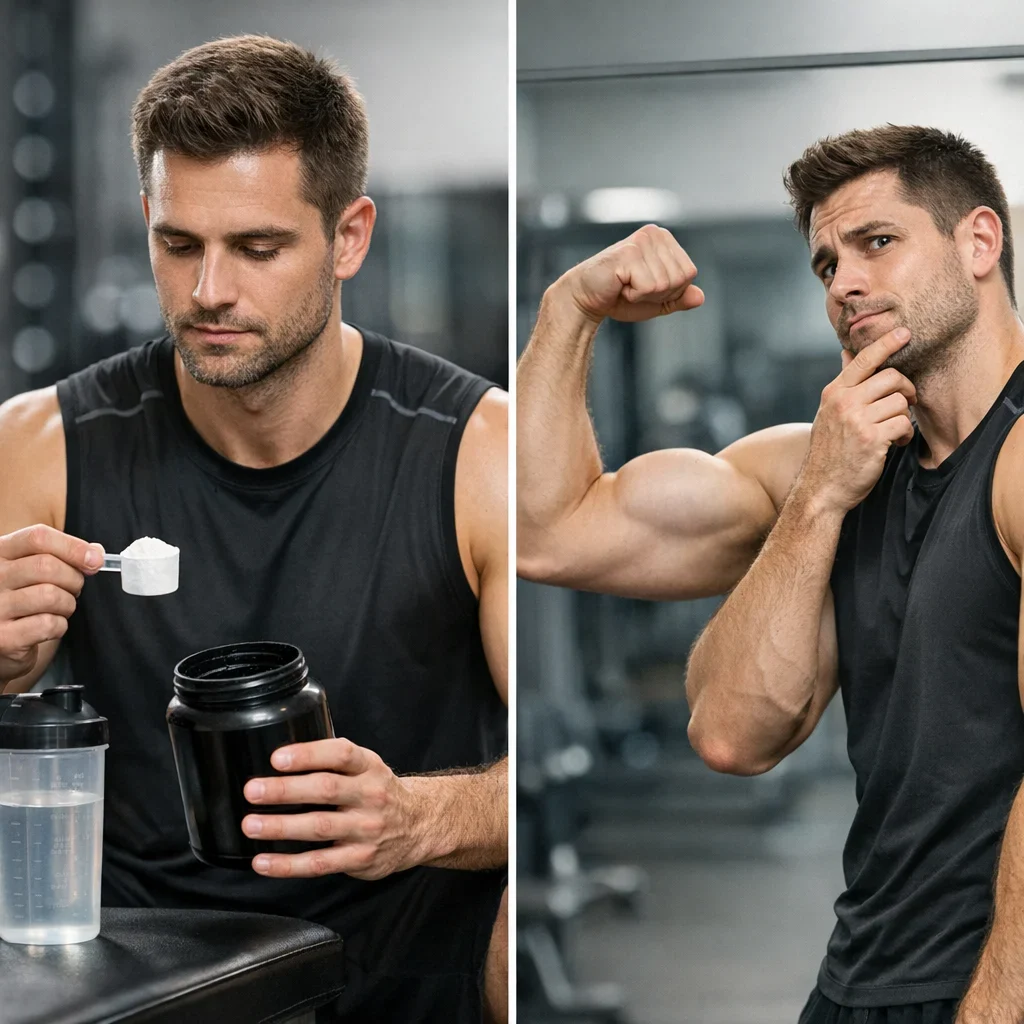 Créatine : quand cela se remarque-t-il et quand vous vous trompez-vous