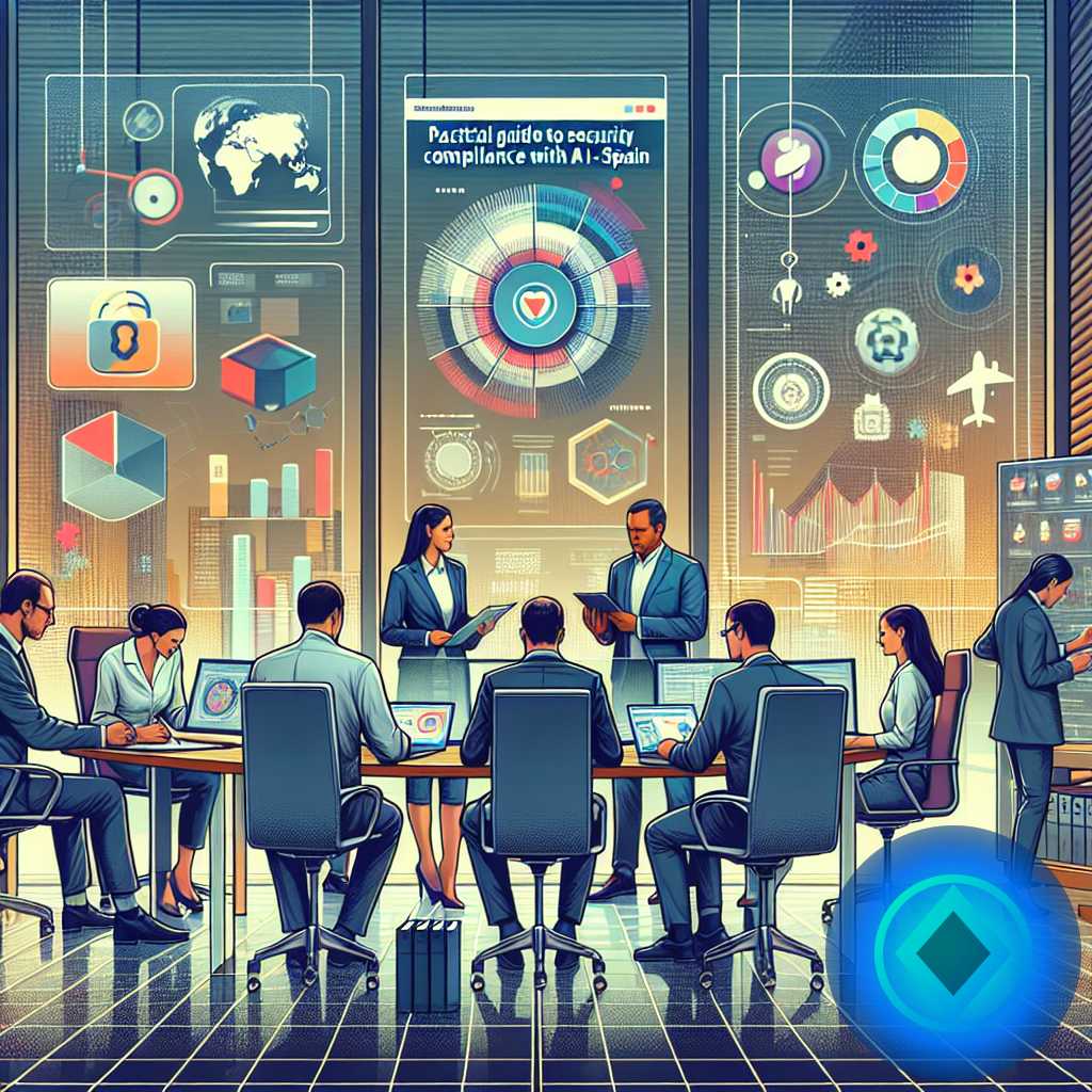 Optimisez la sécurité et la conformité de votre IA en entreprise (image illustrativa 1, estilo Berraquero.com, sin texto)