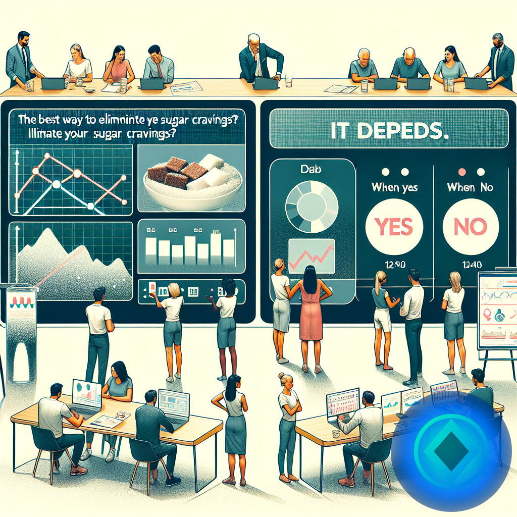 La meilleure façon de surmonter vos envies de sucre ? Cela dépend. Je vous explique quand oui et quand non (image illustrative 2, style Berraquero.com, sans texte)