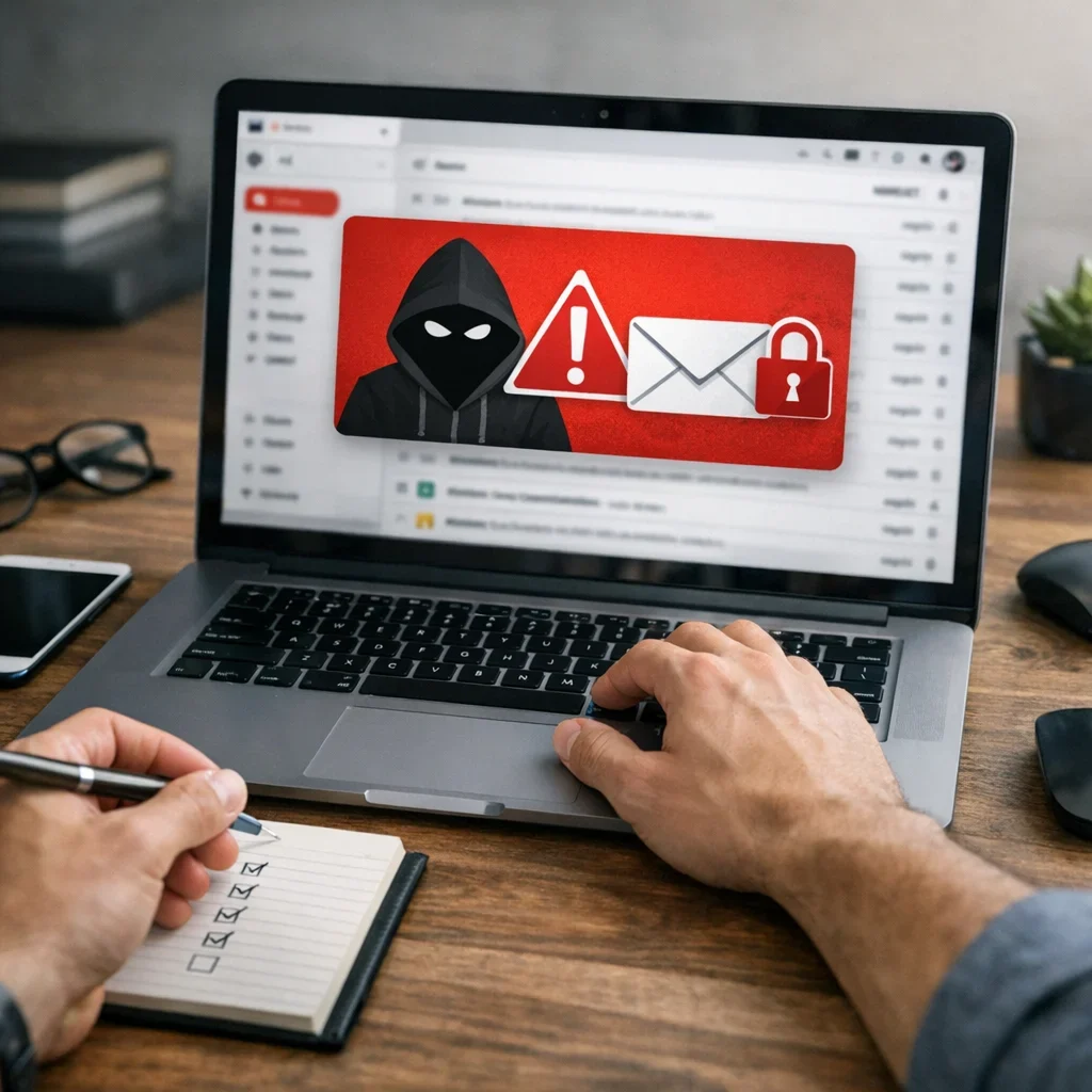 Come sapere se ti hanno hackerato l'email: checklist veloce