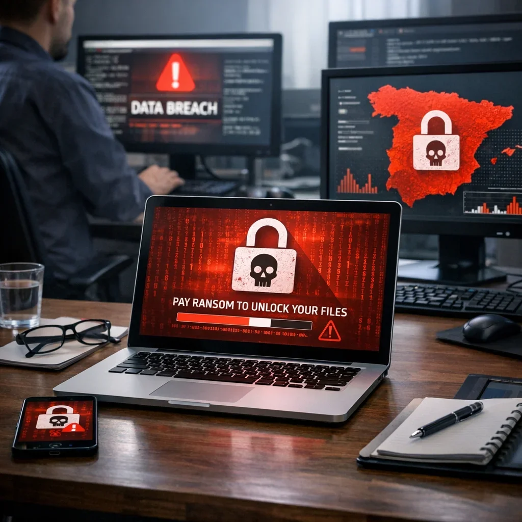 Agora se entende por que se fala tanto de ciberataques: o ransomware disparou em Espanha e os dados confirmam