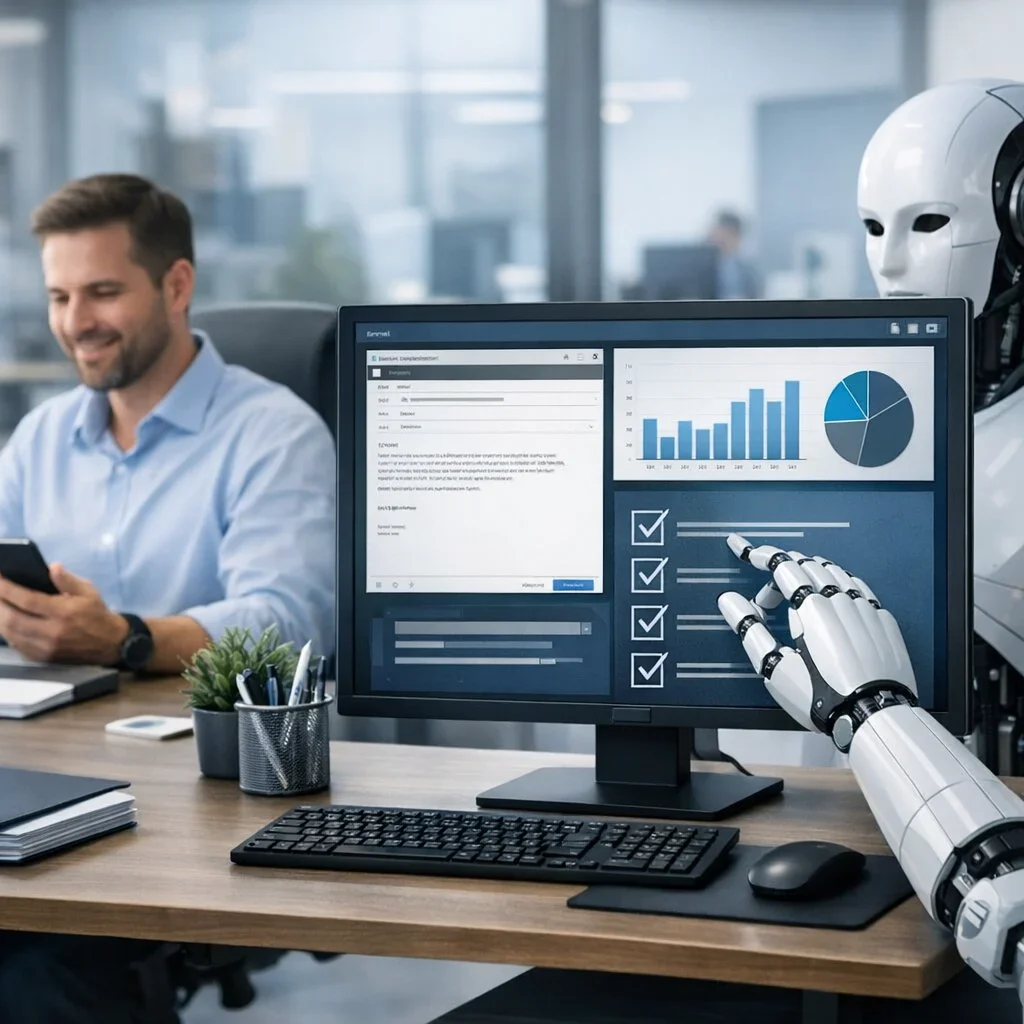 Automatizar tarefas no escritório com IA: o que realmente funciona