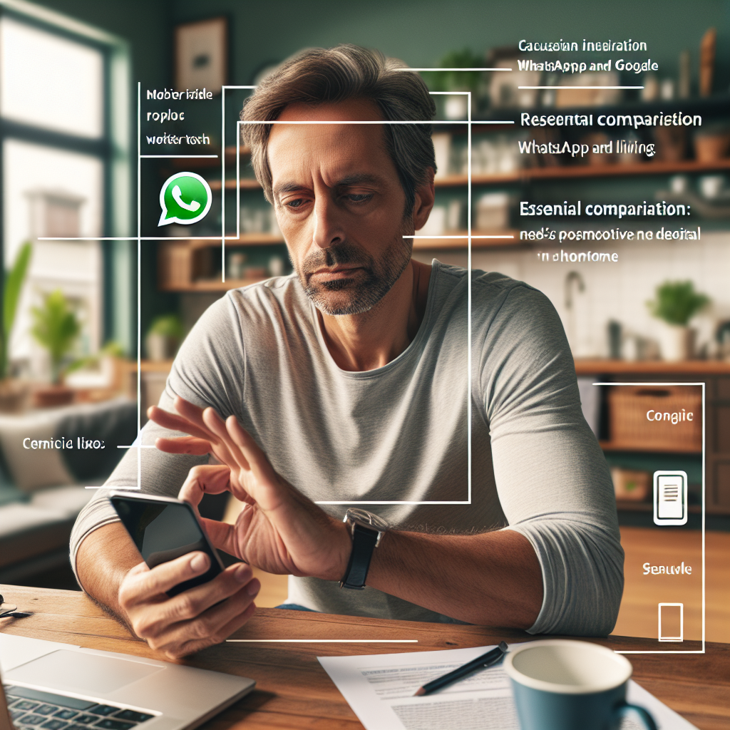 Comparativa esencial: blindar WhatsApp y Google – demostración