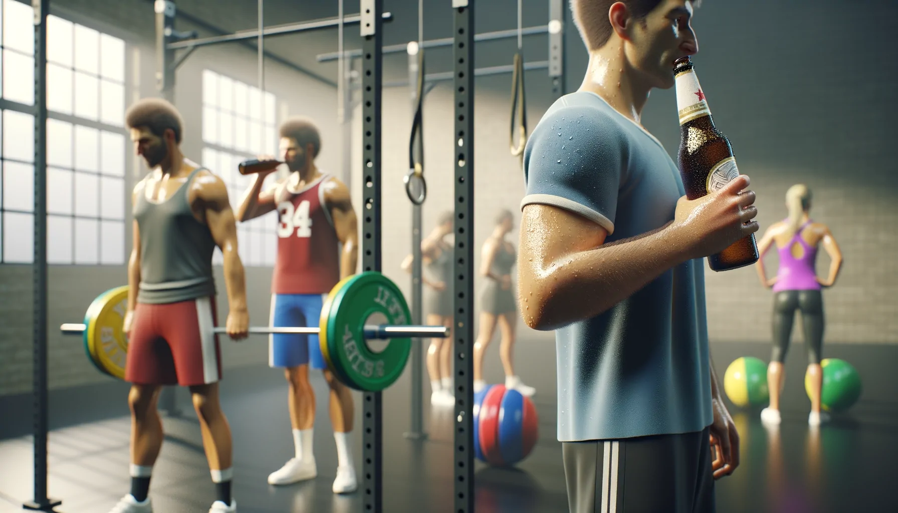 Alcohol y deporte fitness