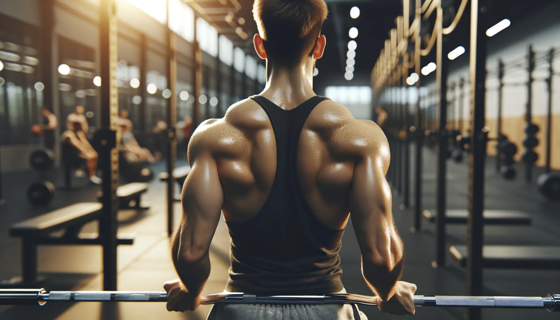 Entrenamiento de espalda fitness