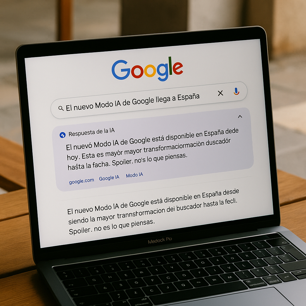 El nuevo Modo IA de Google llega a España: el mayor cambio en la historia del buscador llega hoy. Spoiler: no es lo que piensas