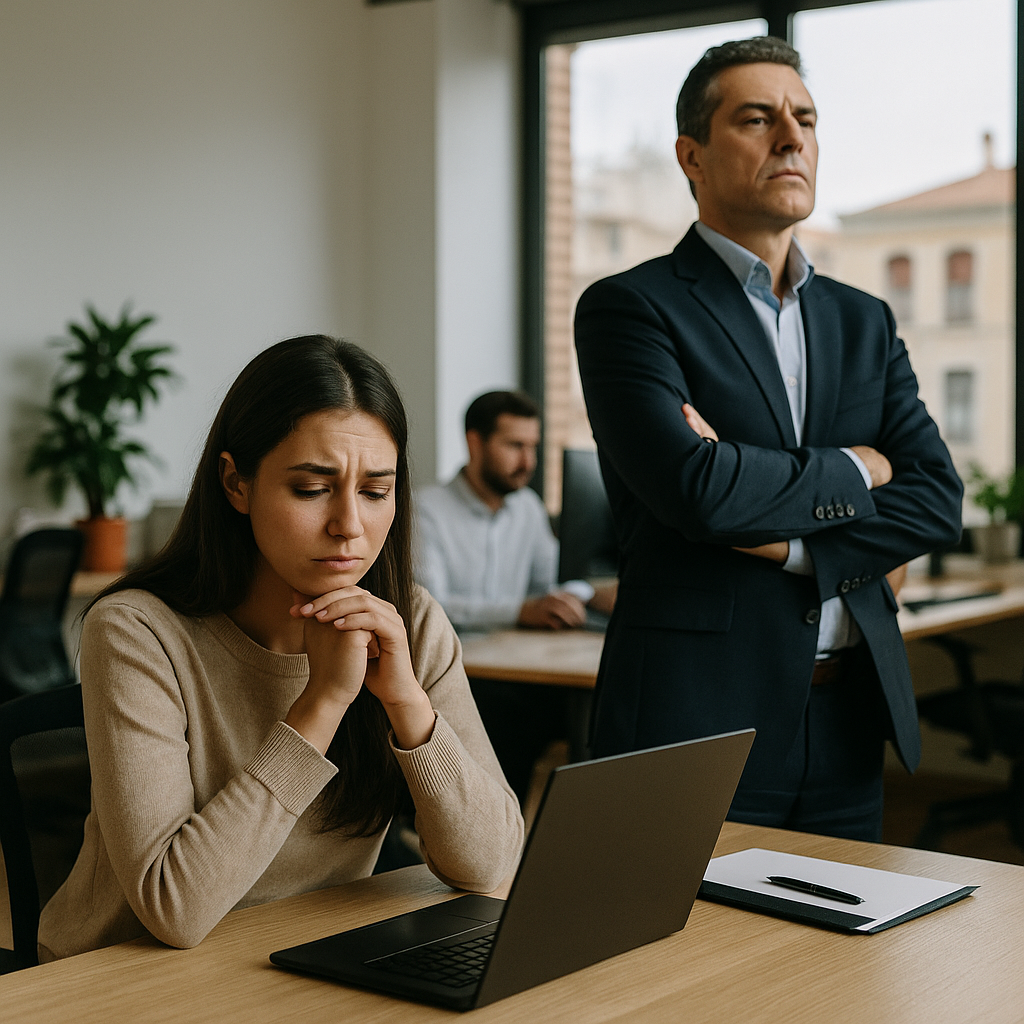 El silencio de los empleados: cómo es trabajar con un jefe narcisista